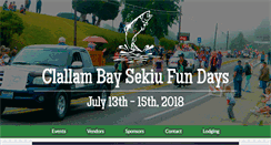 Desktop Screenshot of clallambaysekiufundays.com